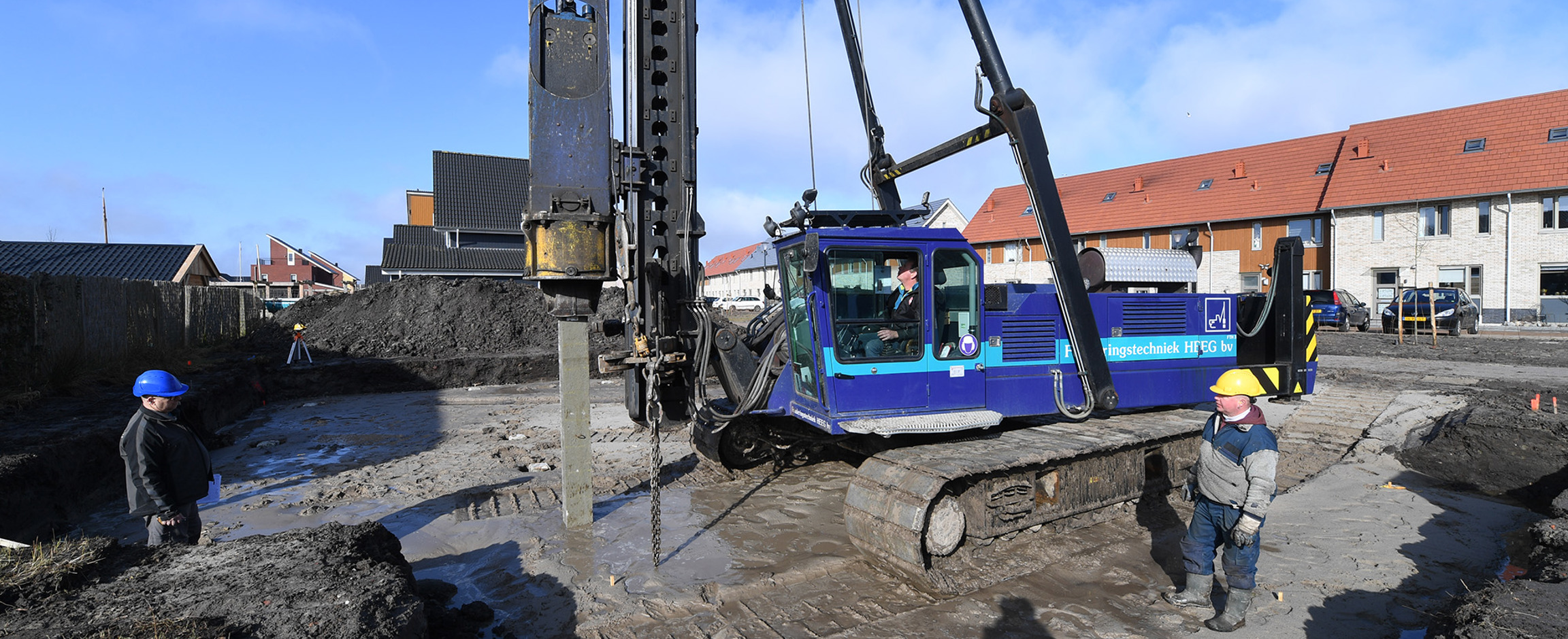Fundering plaatsen