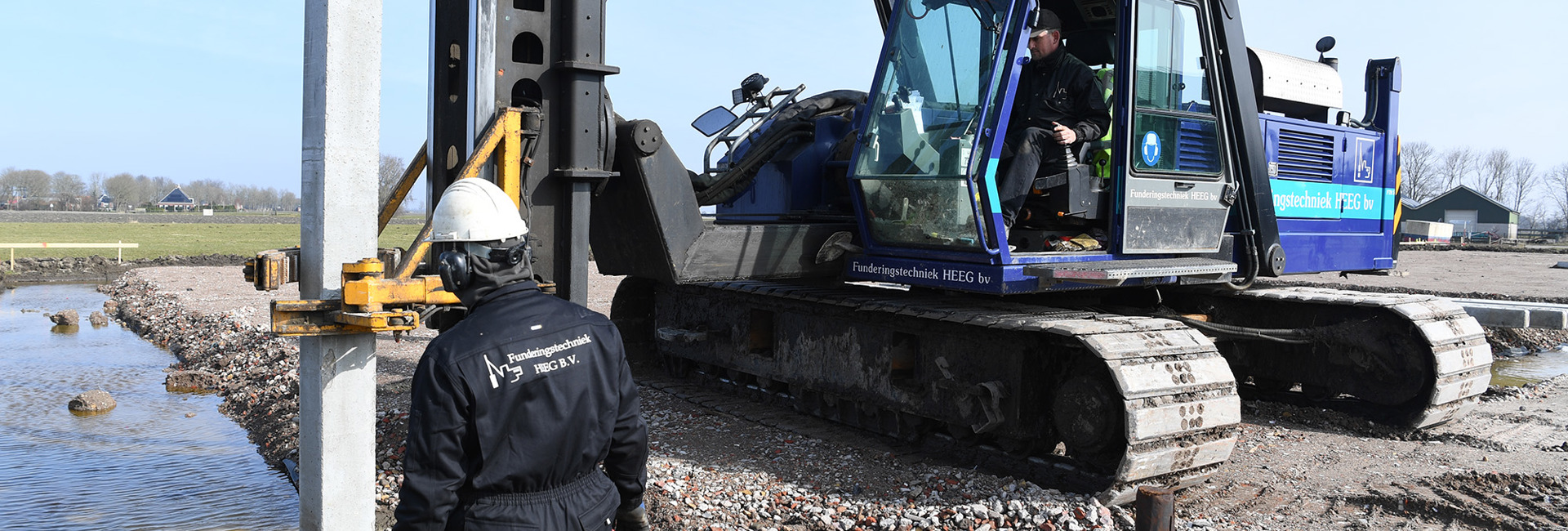Prefab Betonpalen