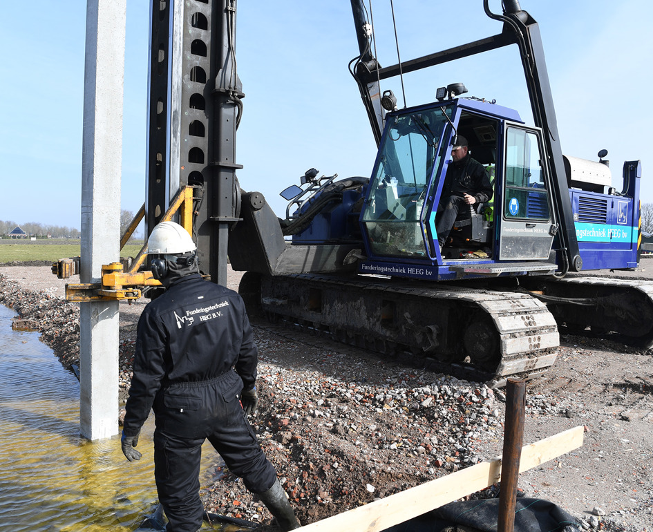 Prefab Betonpalen