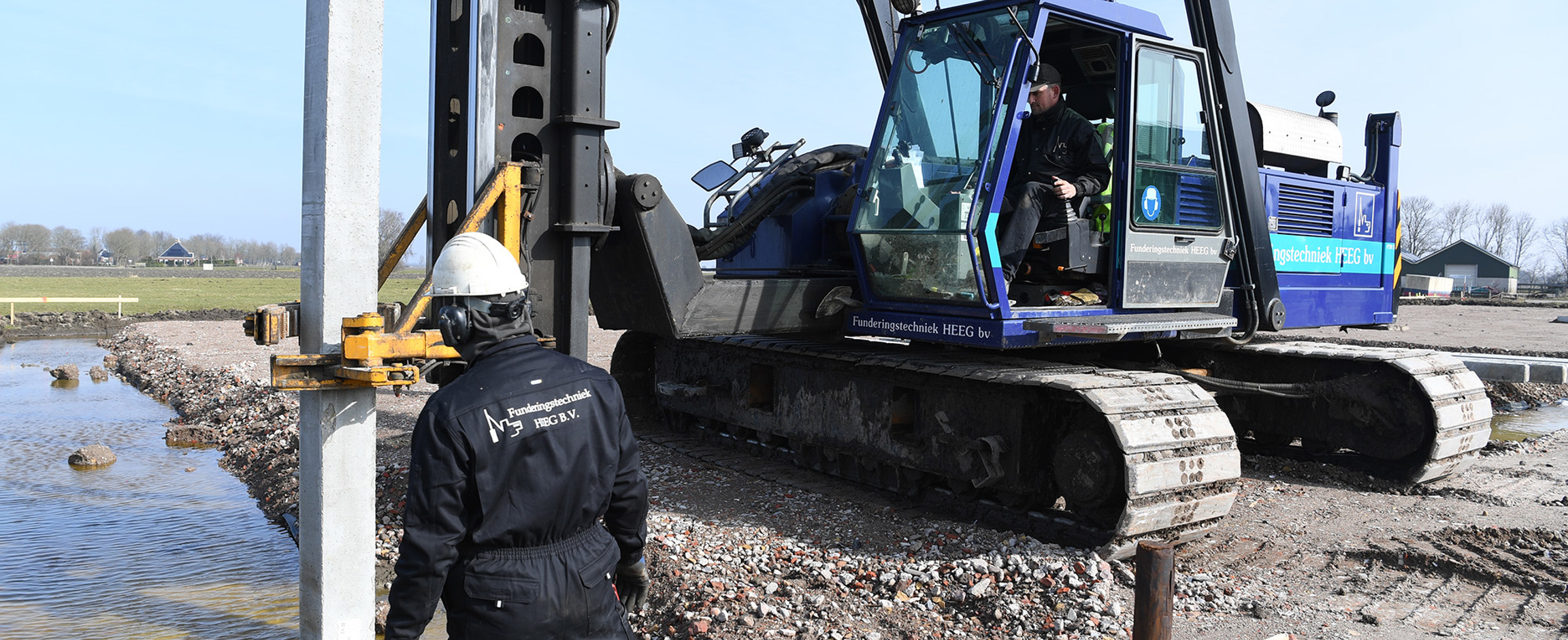 Prefab Betonpalen