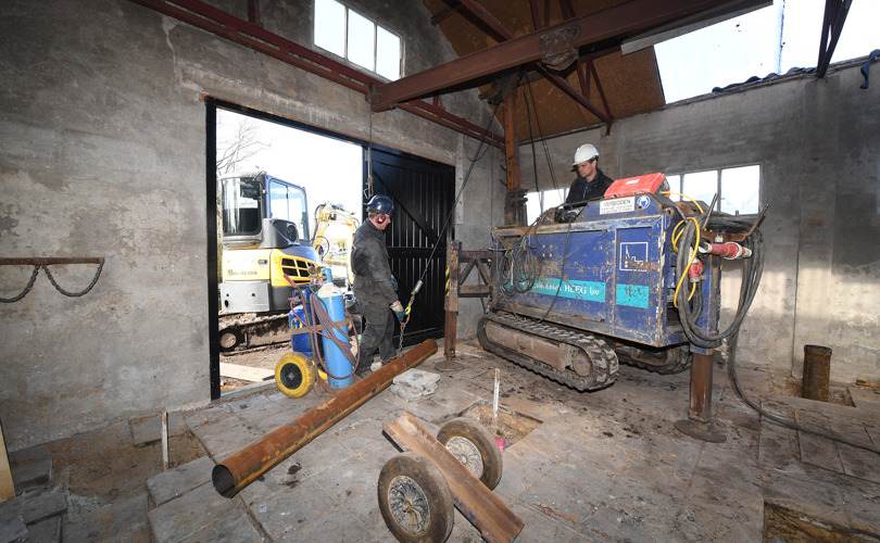 Stalen buispalen fundering